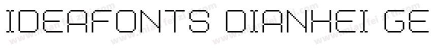 ideafonts dianhei gej字体转换